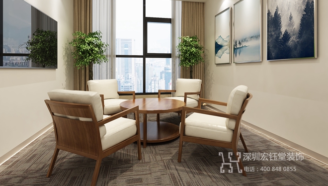 鄭州錦天城律師事務(wù)所洽談室裝修設(shè)計(jì)效果圖 鄭州錦天城律師事務(wù)所洽談室裝修設(shè)計(jì)效果圖