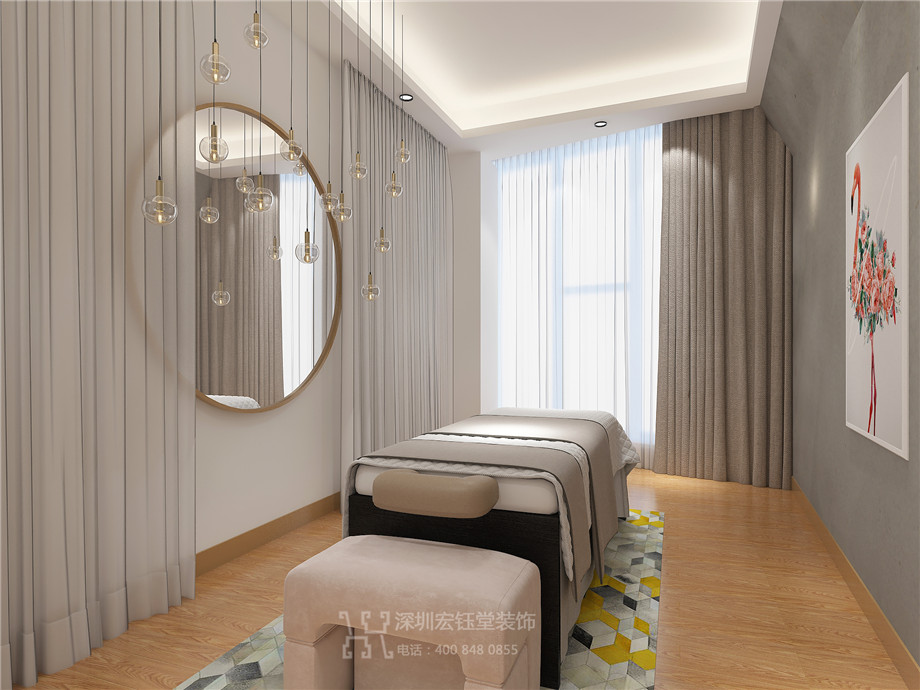 美妍工坊紫荊山店設(shè)計(jì)施工-鄭州美容店面裝修效果圖-宏鈺堂裝飾案例 美妍工坊紫荊山店設(shè)計(jì)施工-鄭州美容店面裝修效果圖-宏鈺堂裝飾案例