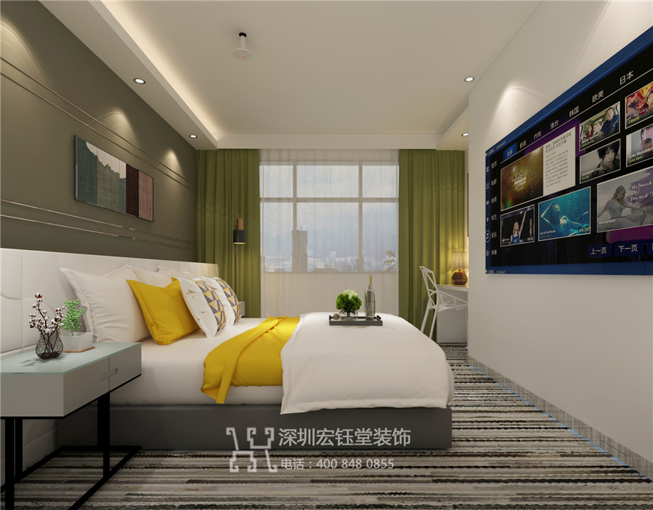 新鄭時(shí)尚精品酒店設(shè)計(jì)-酒店大床房設(shè)計(jì)效果圖 新鄭時(shí)尚精品酒店設(shè)計(jì)-酒店大床房設(shè)計(jì)效果圖