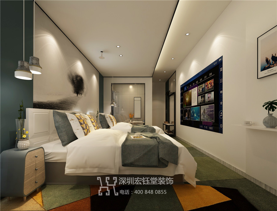 新鄭時(shí)尚精品酒店設(shè)計(jì)-酒店標(biāo)準(zhǔn)間效果圖 新鄭時(shí)尚精品酒店設(shè)計(jì)-酒店標(biāo)準(zhǔn)間效果圖