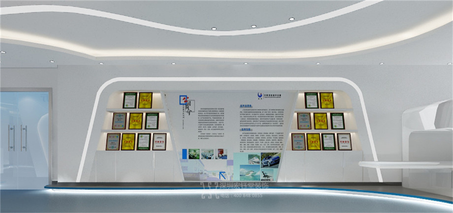 鄭州辦公展廳裝修設(shè)計效果圖-飛龍醫(yī)療展廳-宏鈺堂裝飾案例 鄭州辦公展廳裝修設(shè)計效果圖-飛龍醫(yī)療展廳-宏鈺堂裝飾案例