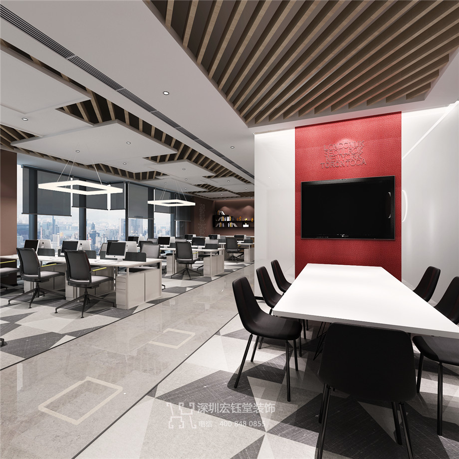 鄭州辦公室裝修設(shè)計(jì)案例-紅谷集團(tuán)辦公效果圖-宏鈺堂裝飾鄭州分公司 鄭州辦公室裝修設(shè)計(jì)案例-紅谷集團(tuán)辦公效果圖-宏鈺堂裝飾鄭州分公司