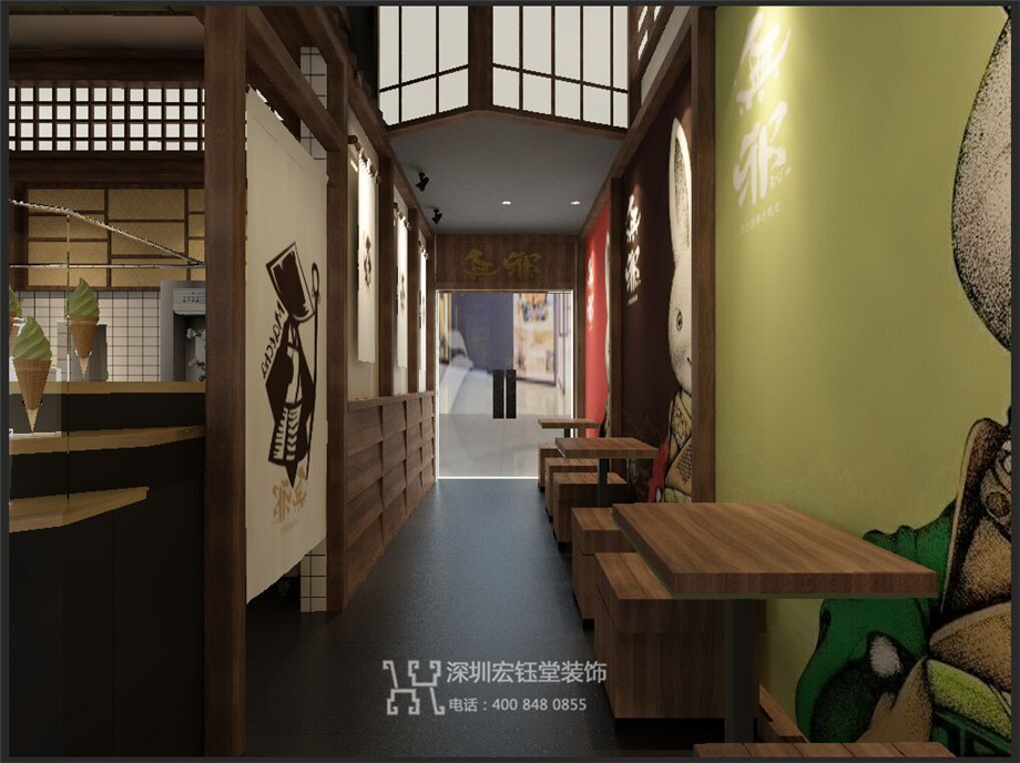 無邪抹茶鄭州店裝修設(shè)計(jì)方案-甜品餐飲店案例-宏鈺堂裝飾鄭州分公司 無邪抹茶鄭州店裝修設(shè)計(jì)方案-甜品餐飲店案例-宏鈺堂裝飾鄭州分公司