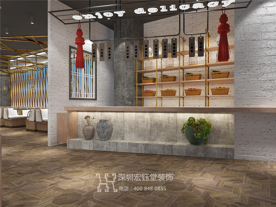 九鍋御湯鄭州凱諾新都匯店設(shè)計(jì)案例-餐廳入口處效果圖-深圳宏鈺堂裝飾 九鍋御湯鄭州凱諾新都匯店設(shè)計(jì)案例-餐廳入口處效果圖-深圳宏鈺堂裝飾