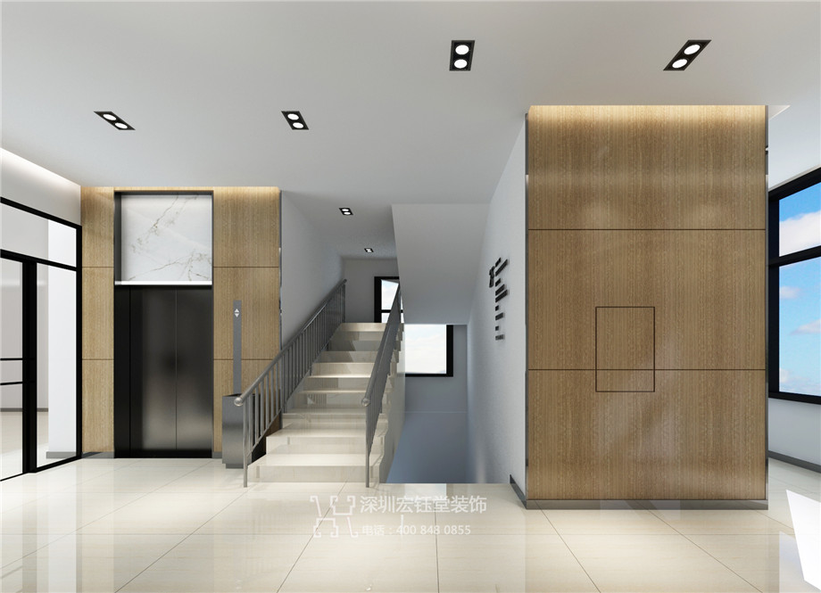 河南億通汽車用品有限公司獨(dú)棟辦公樓裝修設(shè)計(jì)方案-電梯廳效果圖 河南億通汽車用品有限公司獨(dú)棟辦公樓裝修設(shè)計(jì)方案-電梯廳效果圖