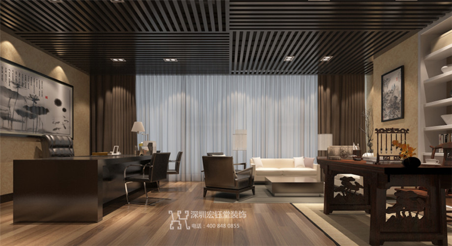 河南城之光照明工程有限公司董事長辦公室裝修設(shè)計(jì)案例 河南城之光照明工程有限公司董事長辦公室裝修設(shè)計(jì)案例