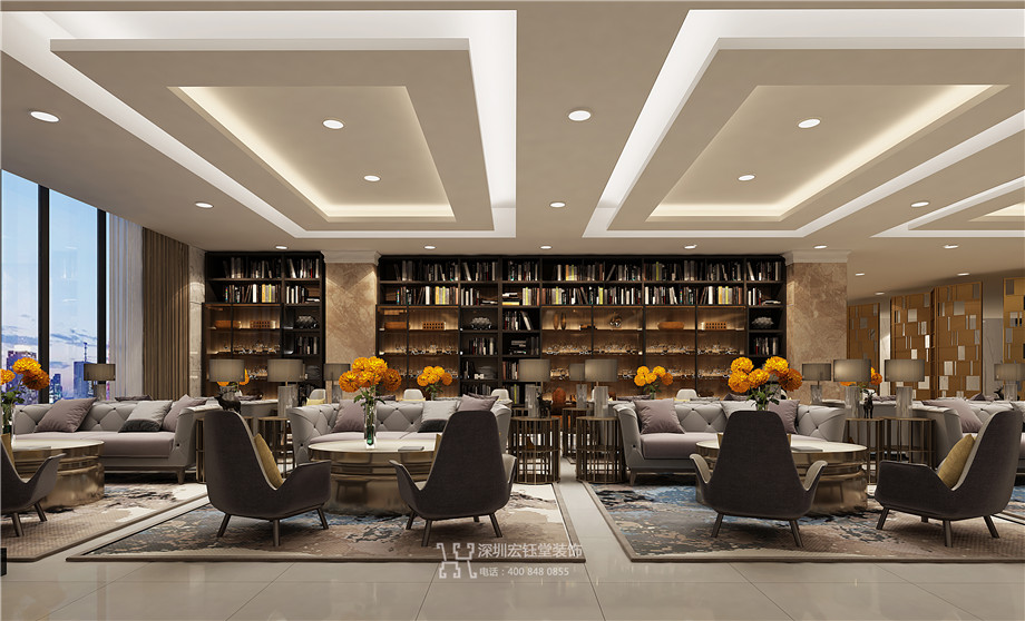 鄭州九龍國際售樓部室內(nèi)裝修設(shè)計(jì)方案