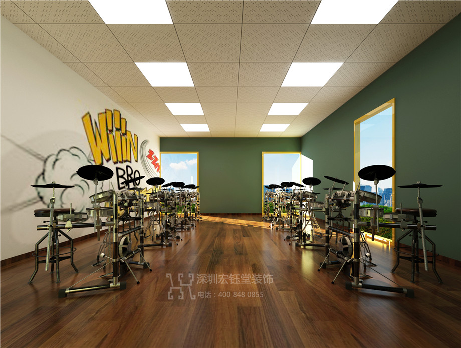 鄭州華韻藝術(shù)培訓(xùn)機(jī)構(gòu)裝修設(shè)計(jì)效果圖-教室效果圖-宏鈺堂裝飾案例 鄭州華韻藝術(shù)培訓(xùn)機(jī)構(gòu)裝修設(shè)計(jì)效果圖-教室效果圖-宏鈺堂裝飾案例