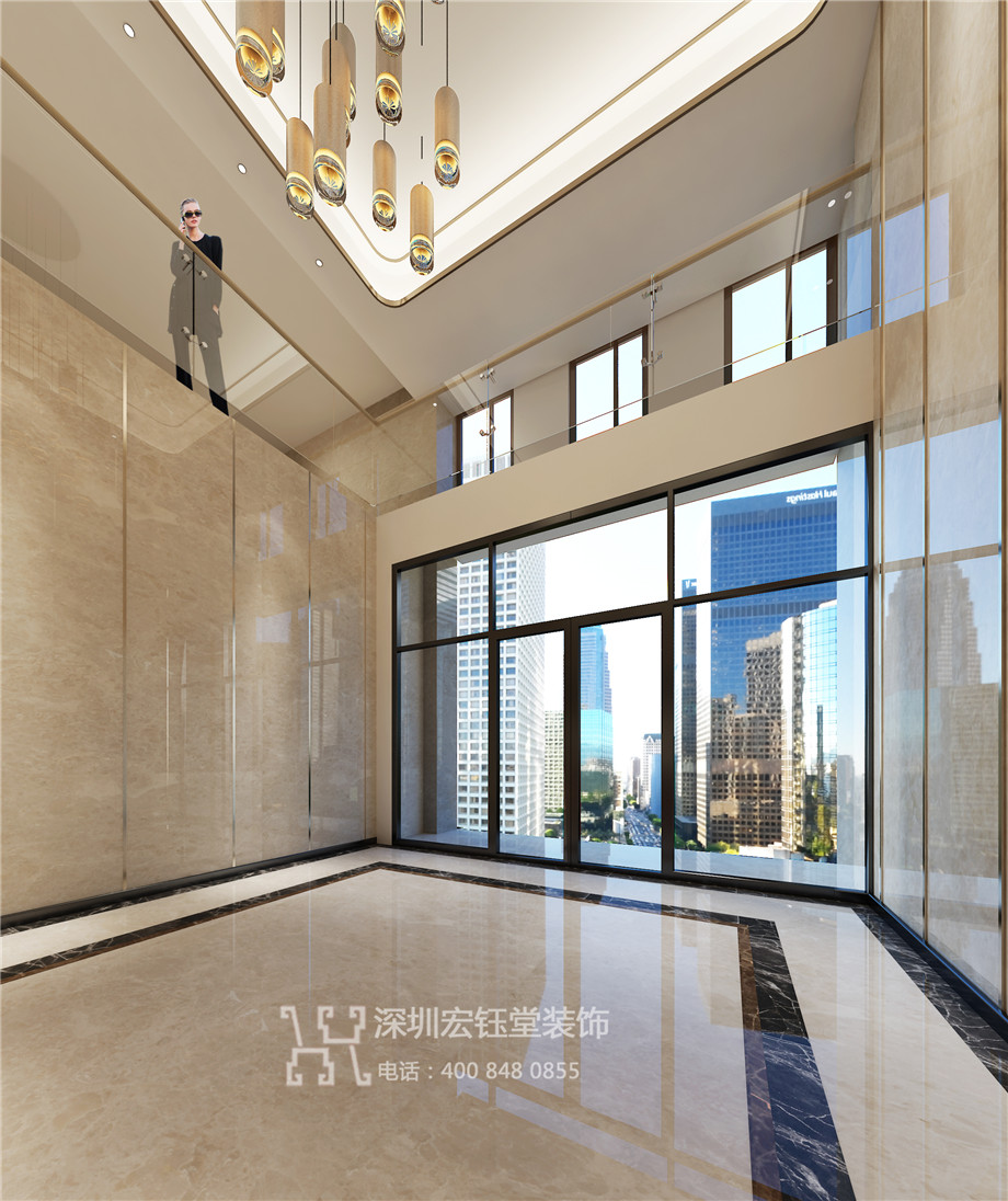 鄭州弘昊汽車(chē)配件公司辦公樓大廳裝修設(shè)計(jì)方案 鄭州弘昊汽車(chē)配件公司辦公樓大廳裝修設(shè)計(jì)方案