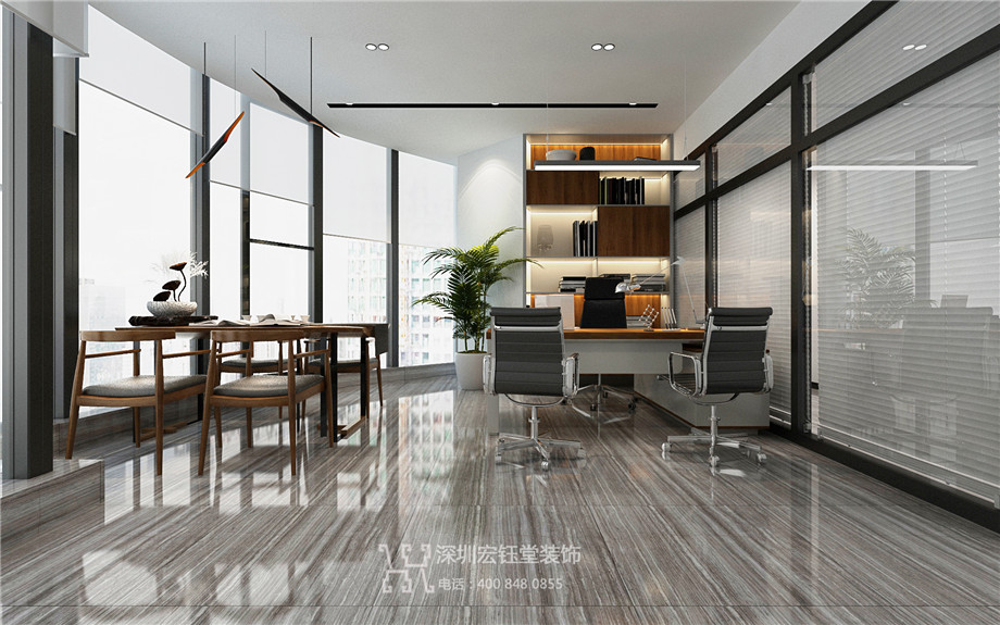 鄭州蘭盾電子現(xiàn)代簡約風(fēng)企業(yè)辦公室裝修設(shè)計效果圖 鄭州蘭盾電子現(xiàn)代簡約風(fēng)企業(yè)辦公室裝修設(shè)計效果圖