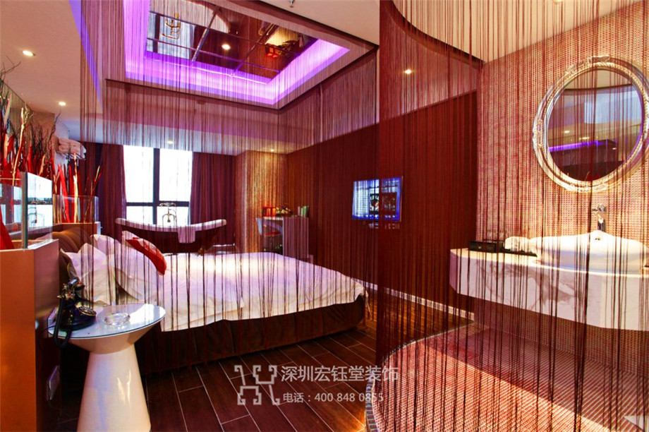 鄭州山楂樹情侶主題酒店客房裝修設計實景圖 鄭州山楂樹情侶主題酒店客房裝修設計實景圖