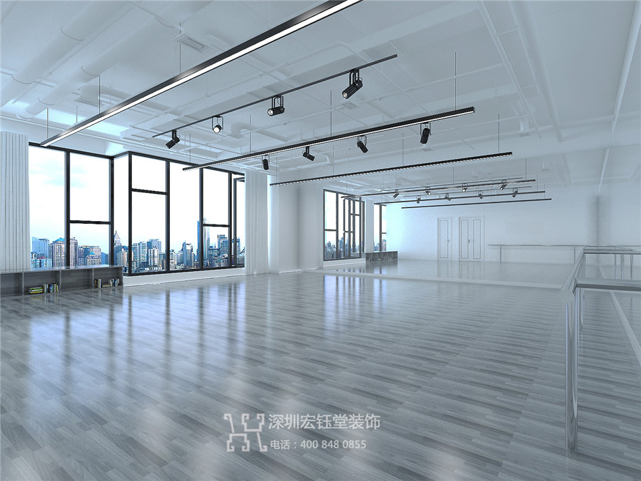 鄭州Dance少兒語言舞蹈培訓(xùn)裝修設(shè)計(jì)案例-舞蹈教室效果圖 鄭州Dance少兒語言舞蹈培訓(xùn)裝修設(shè)計(jì)案例-舞蹈教室效果圖