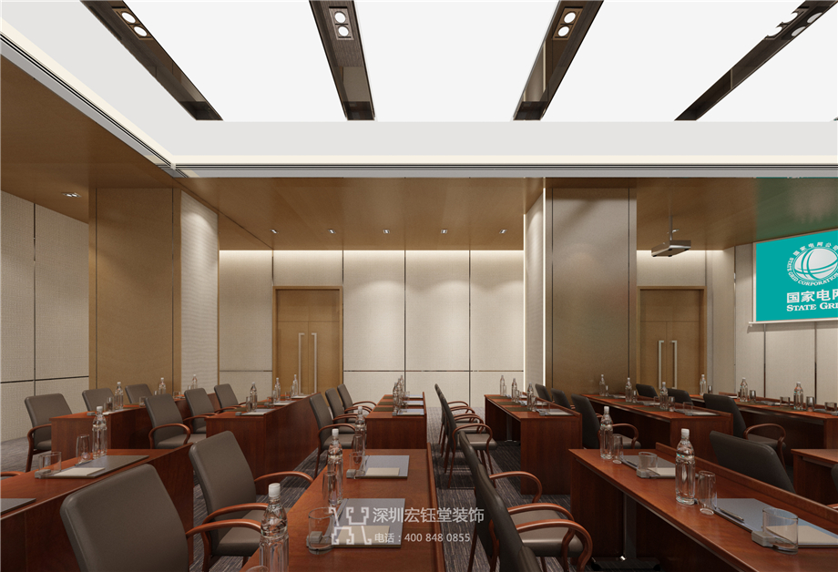 濟(jì)源國(guó)家電網(wǎng)政府辦公樓會(huì)議室裝修設(shè)計(jì)圖 濟(jì)源國(guó)家電網(wǎng)政府辦公樓會(huì)議室裝修設(shè)計(jì)圖