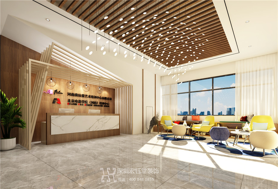 鄭州費(fèi)拉蒙藝術(shù)培訓(xùn)中心前臺(tái)接待裝修圖片 鄭州費(fèi)拉蒙藝術(shù)培訓(xùn)中心前臺(tái)接待裝修圖片