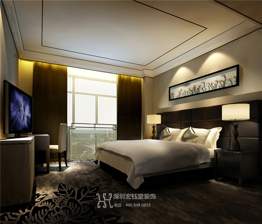 開封東方豪庭精品商務(wù)酒店大床房裝修設(shè)計方案 開封東方豪庭精品商務(wù)酒店大床房裝修設(shè)計方案