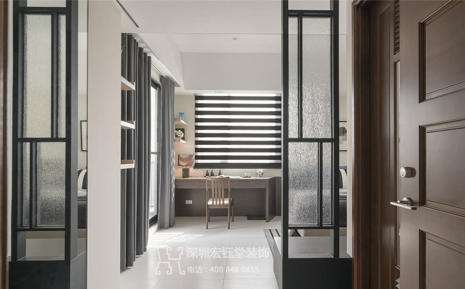 清雅舒適的周宅五層花園別墅男孩房裝修設(shè)計