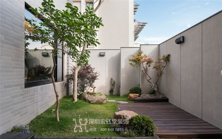 鄭州北龍湖周宅五層別墅景觀設(shè)計實景圖