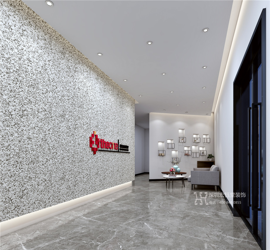 鄭州若婉皮膚管理公司時(shí)尚形象墻設(shè)計(jì)效果圖