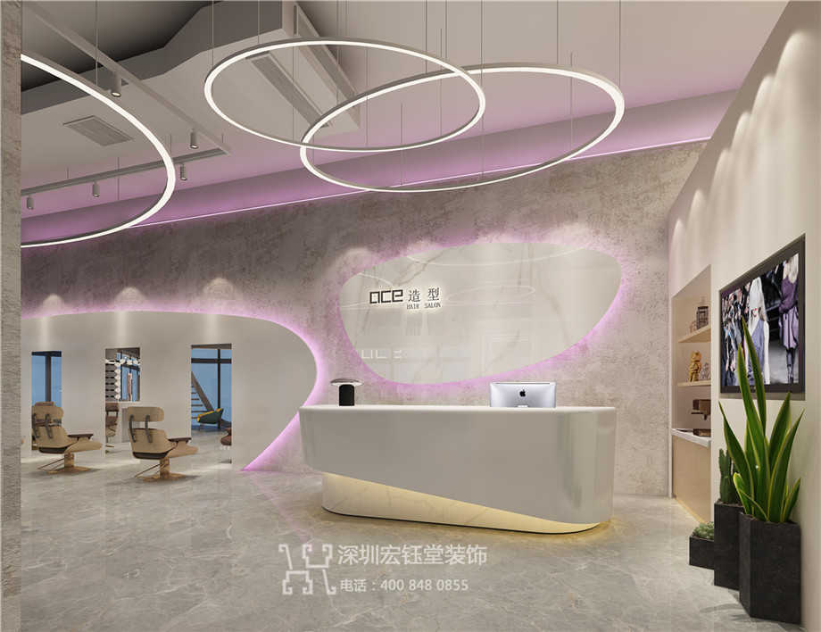 鄭州OCE時(shí)尚造型美發(fā)沙龍裝修設(shè)計(jì)案例 鄭州OCE時(shí)尚造型美發(fā)沙龍裝修設(shè)計(jì)案例