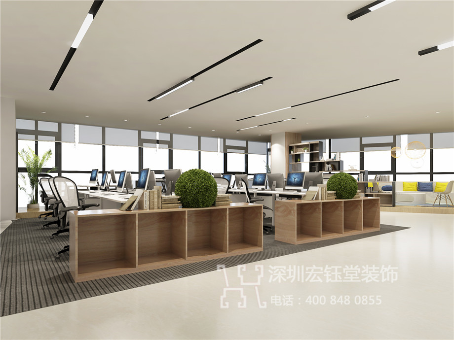 鄭州現(xiàn)代簡(jiǎn)約風(fēng)辦公室裝修設(shè)計(jì)-河南凸凹房地產(chǎn)公司開敞辦公區(qū)效果圖 鄭州現(xiàn)代簡(jiǎn)約風(fēng)辦公室裝修設(shè)計(jì)-河南凸凹房地產(chǎn)公司開敞辦公區(qū)效果圖