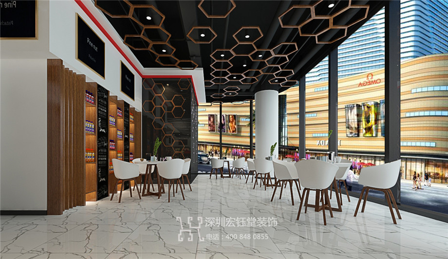 鄭州商臣時(shí)尚連鎖便利店裝修效果圖