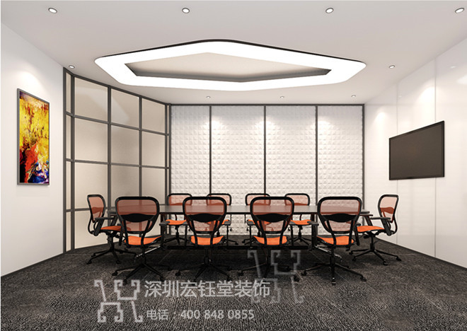 鄭州辦公室裝修-時(shí)尚會議室設(shè)計(jì)效果圖 鄭州辦公室裝修-時(shí)尚會議室設(shè)計(jì)效果圖