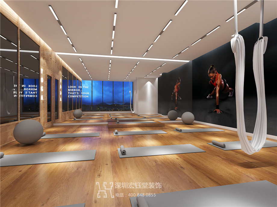 鄭州中奧時尚健身房裝修設(shè)計案例效果圖 鄭州中奧時尚健身房裝修設(shè)計案例效果圖