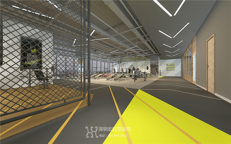 鄭州中奧時尚健身會所裝修設(shè)計效果圖 鄭州中奧時尚健身會所裝修設(shè)計效果圖