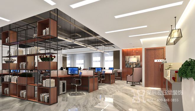 河南先迪電氣科技集團辦公室裝修設計方案