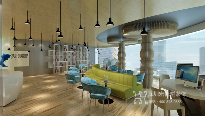 鄭州德國威能智能家居時尚辦公室裝修設計方案