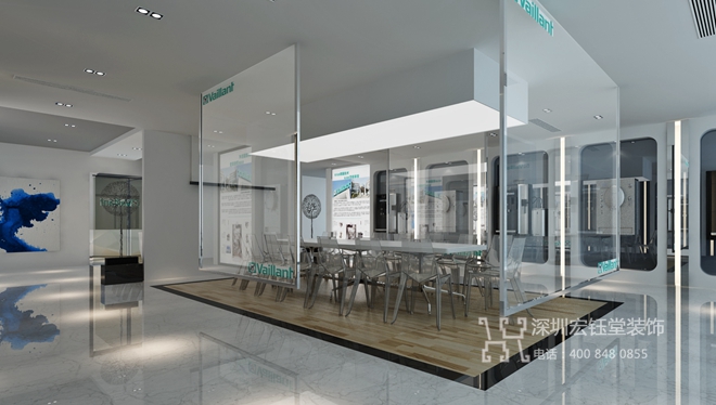 鄭州德國威能智能家居時尚辦公室裝修設計方案