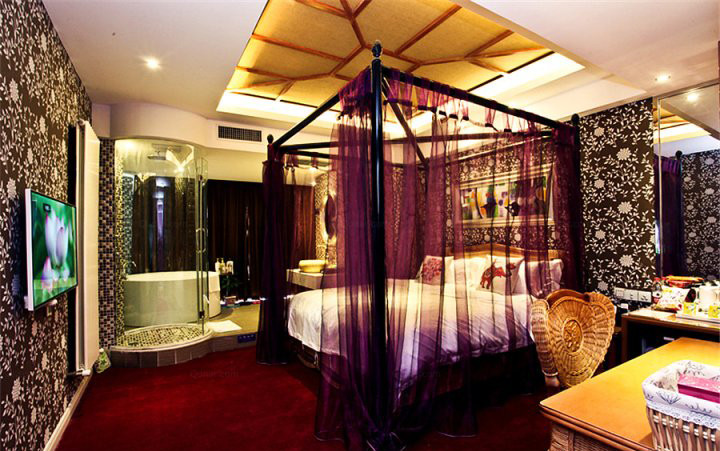 鄭州山楂樹連鎖情侶主題酒店裝修設(shè)計方案