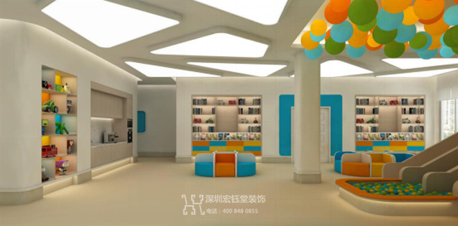 鄭州積木寶貝親子早教中心裝修設計案例 鄭州積木寶貝親子早教中心裝修設計案例