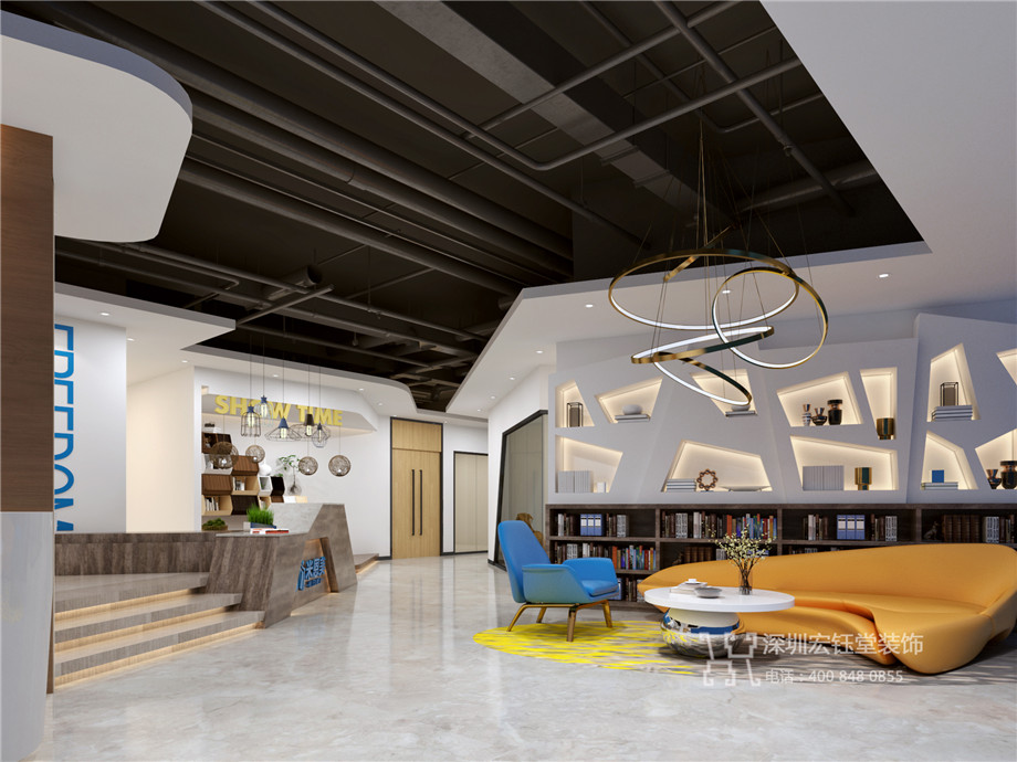 鄭州孚瑞德姆國際英語教育連鎖培訓機構裝修設計案例