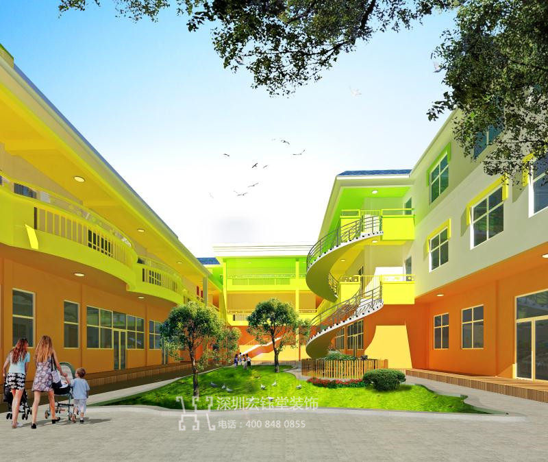 鄭州美國艾利特高端幼兒園裝修設(shè)計效果圖 鄭州美國艾利特高端幼兒園裝修設(shè)計效果圖