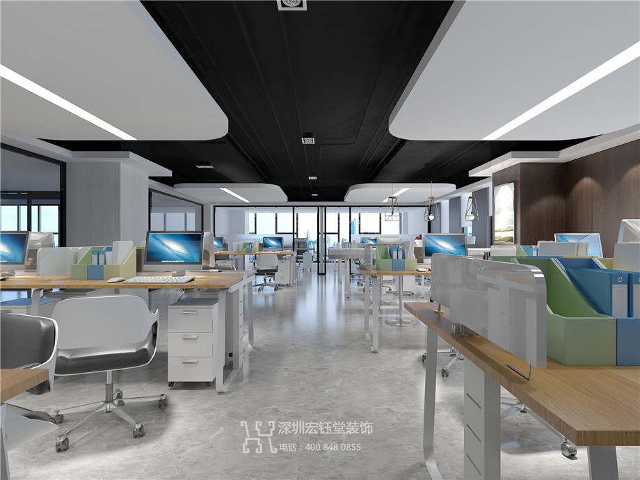 鄭州市市場發(fā)展投資有限公司整層辦公室裝修案例-敞開辦公區(qū)設(shè)計(jì)效果圖 鄭州市市場發(fā)展投資有限公司整層辦公室裝修案例-敞開辦公區(qū)設(shè)計(jì)效果圖