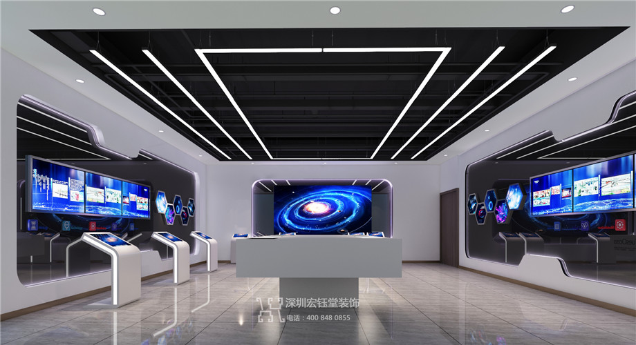 河南騰信集團(tuán)展廳裝修設(shè)計(jì)效果圖 河南騰信集團(tuán)展廳裝修設(shè)計(jì)效果圖