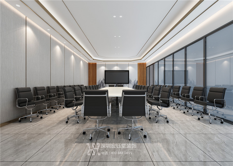河南騰信集團(tuán)總部會(huì)議室裝修效果圖 河南騰信集團(tuán)總部會(huì)議室裝修效果圖