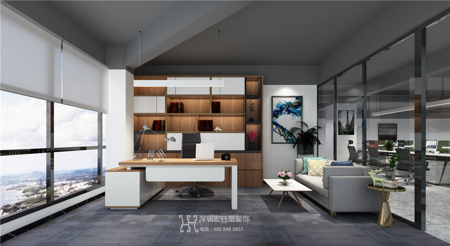 河南合之潤傳媒公司3000平辦公室裝修設計方案 河南合之潤傳媒公司3000平辦公室裝修設計方案