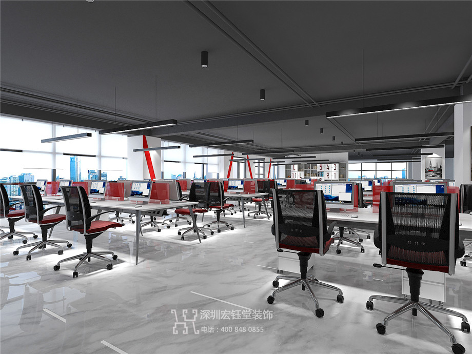 河南合之潤傳媒公司3000平辦公室裝修設計方案 河南合之潤傳媒公司3000平辦公室裝修設計方案