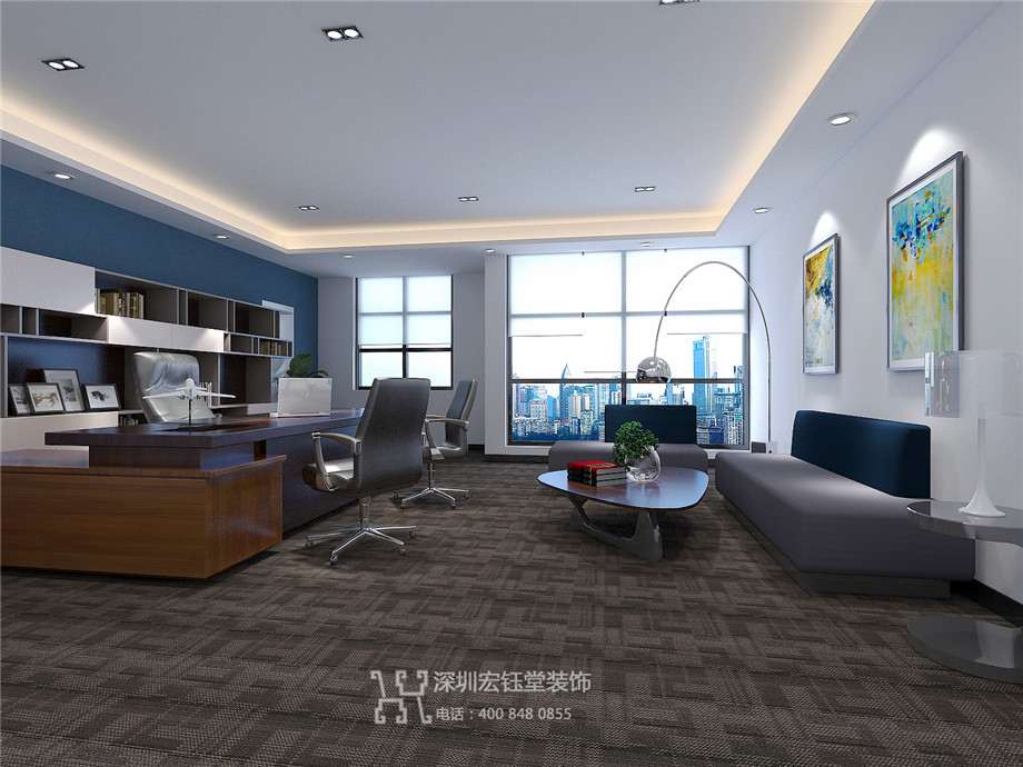 河南合之潤傳媒公司3000平辦公室裝修設計方案 河南合之潤傳媒公司3000平辦公室裝修設計方案