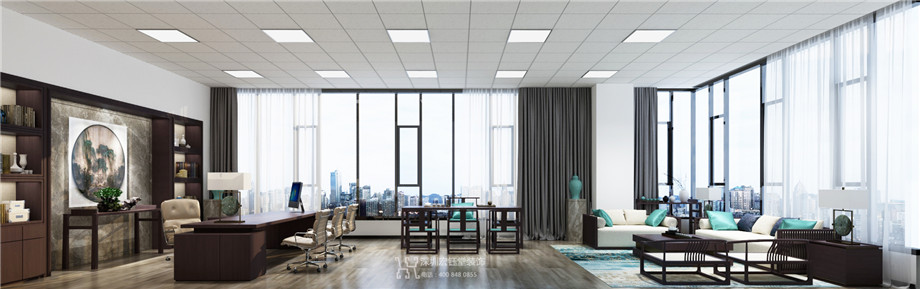 河南信息化管理公司老總辦公室設(shè)計(jì)效果圖 河南信息化管理公司老總辦公室設(shè)計(jì)效果圖