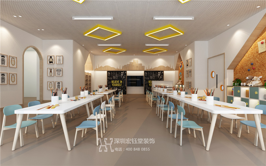 鄭州藍(lán)亭貝樹(shù)幼兒園裝修設(shè)計(jì)效果圖-教室設(shè)計(jì)方案 鄭州藍(lán)亭貝樹(shù)幼兒園裝修設(shè)計(jì)效果圖-教室設(shè)計(jì)方案