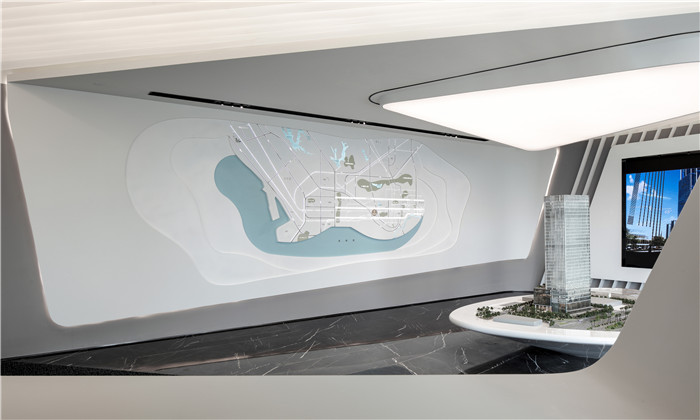 鄭州甲級寫字樓招商展廳裝修方案 鄭州甲級寫字樓招商展廳裝修方案