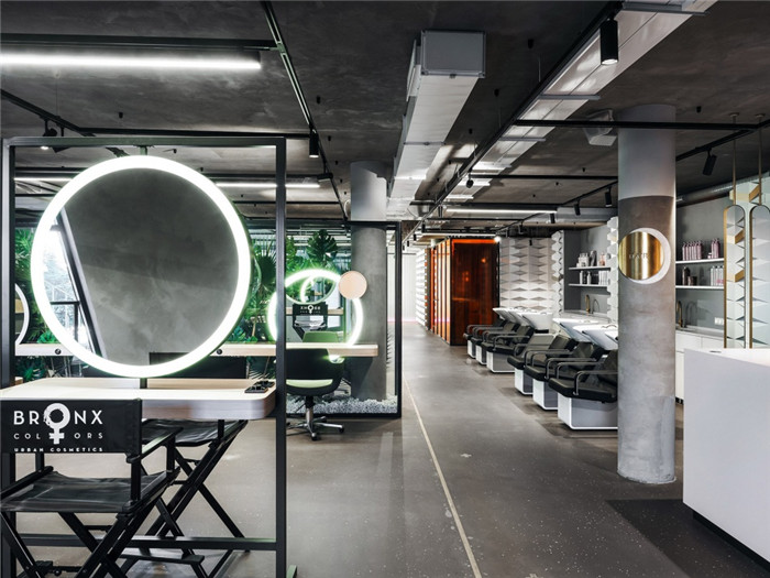 時尚美發(fā)沙龍店面裝修設(shè)計案例 時尚美發(fā)沙龍店面裝修設(shè)計案例