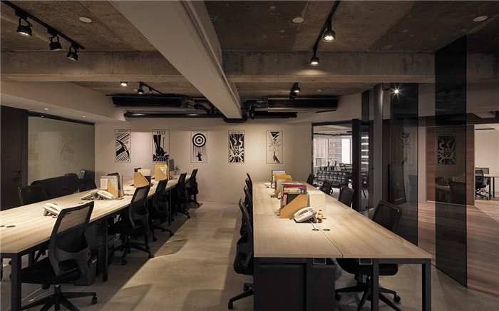 網(wǎng)絡營銷公司辦公室裝修案例