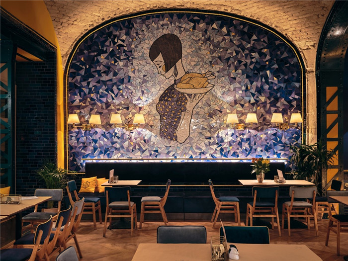 以復(fù)古劇院為靈感的波西米亞風(fēng)燒烤餐廳設(shè)計裝修實景圖 以復(fù)古劇院為靈感的波西米亞風(fēng)燒烤餐廳設(shè)計裝修實景圖