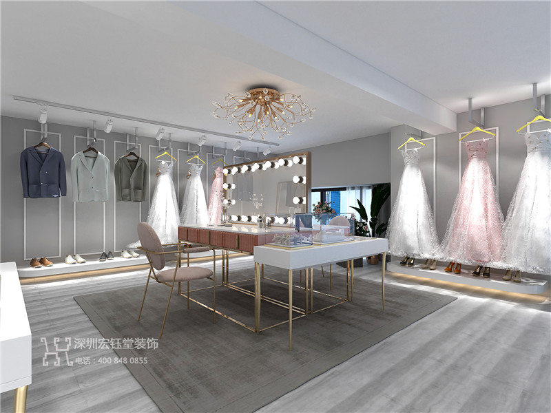 鄭州Tiám婚紗禮服館化妝區(qū)裝修設(shè)計圖 鄭州Tiám婚紗禮服館化妝區(qū)裝修設(shè)計圖