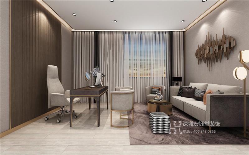 鄭州天卿醫(yī)療美容醫(yī)院辦公室裝修設(shè)計方案效果圖