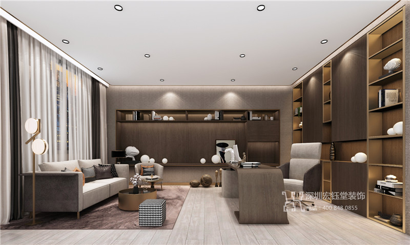 鄭州天卿醫(yī)療美容醫(yī)院辦公室裝修設(shè)計方案效果圖